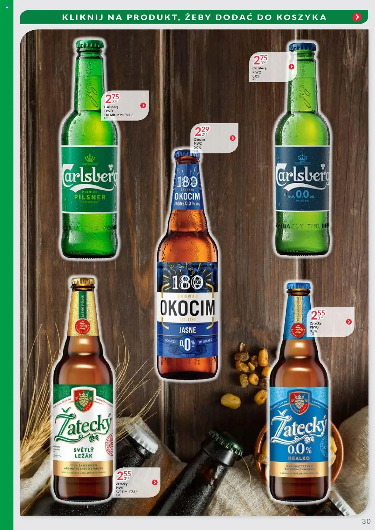 Eurocash Gazetka - Oferta Handlowa MR Południowy Wschód od 09.06.2025 | Strona: 30 | Produkty: Leżak, Piwo