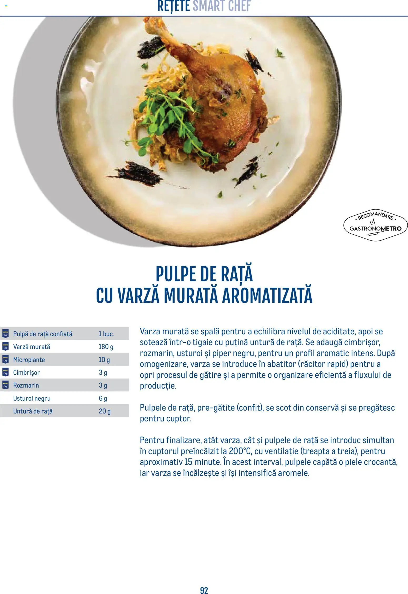 Noul catalog Metro – valabil de la 21.04.2026 | Pagină: 92 | Produse: Varză, Rață, Piper, Usturoi