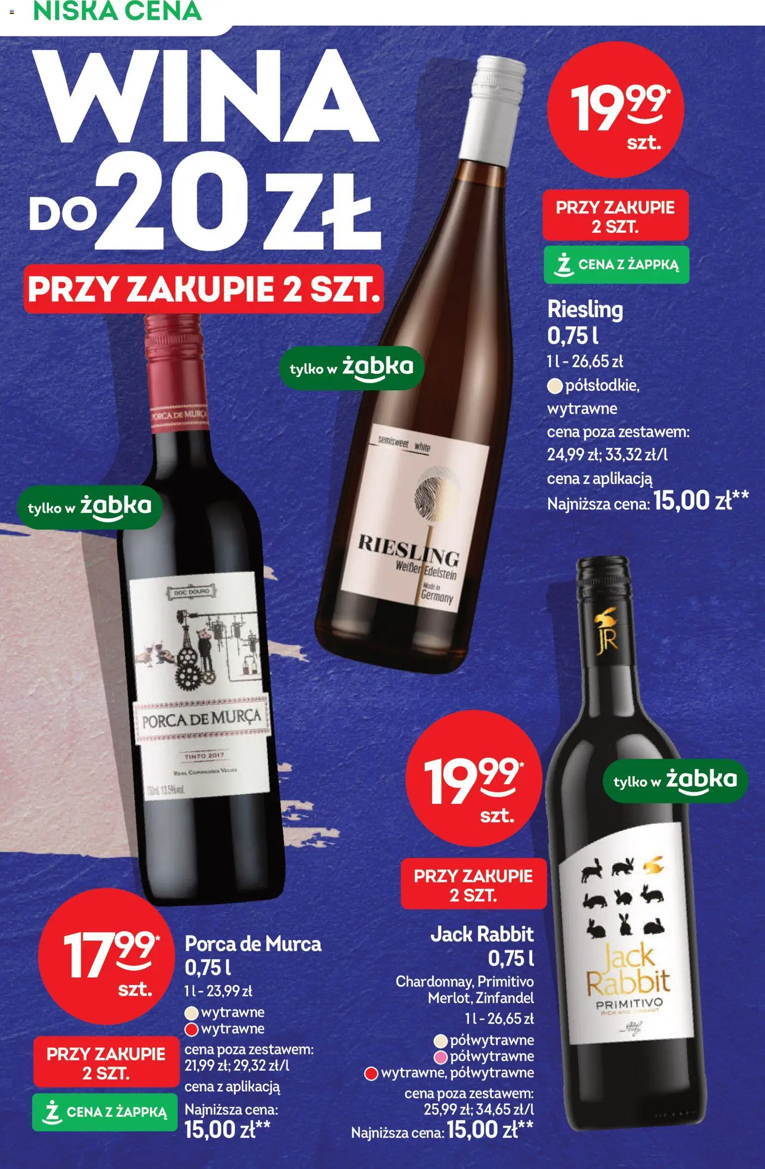 Żabka gazetka - Katalog win od 29.04.2026 | Strona: 6 | Produkty: Riesling