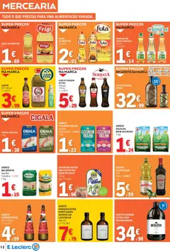 E.Leclerc folheto │ válido de 11.09.2025 | Página: 12 | Produtos: Vinagre, Azeite, Óleo, Vinho