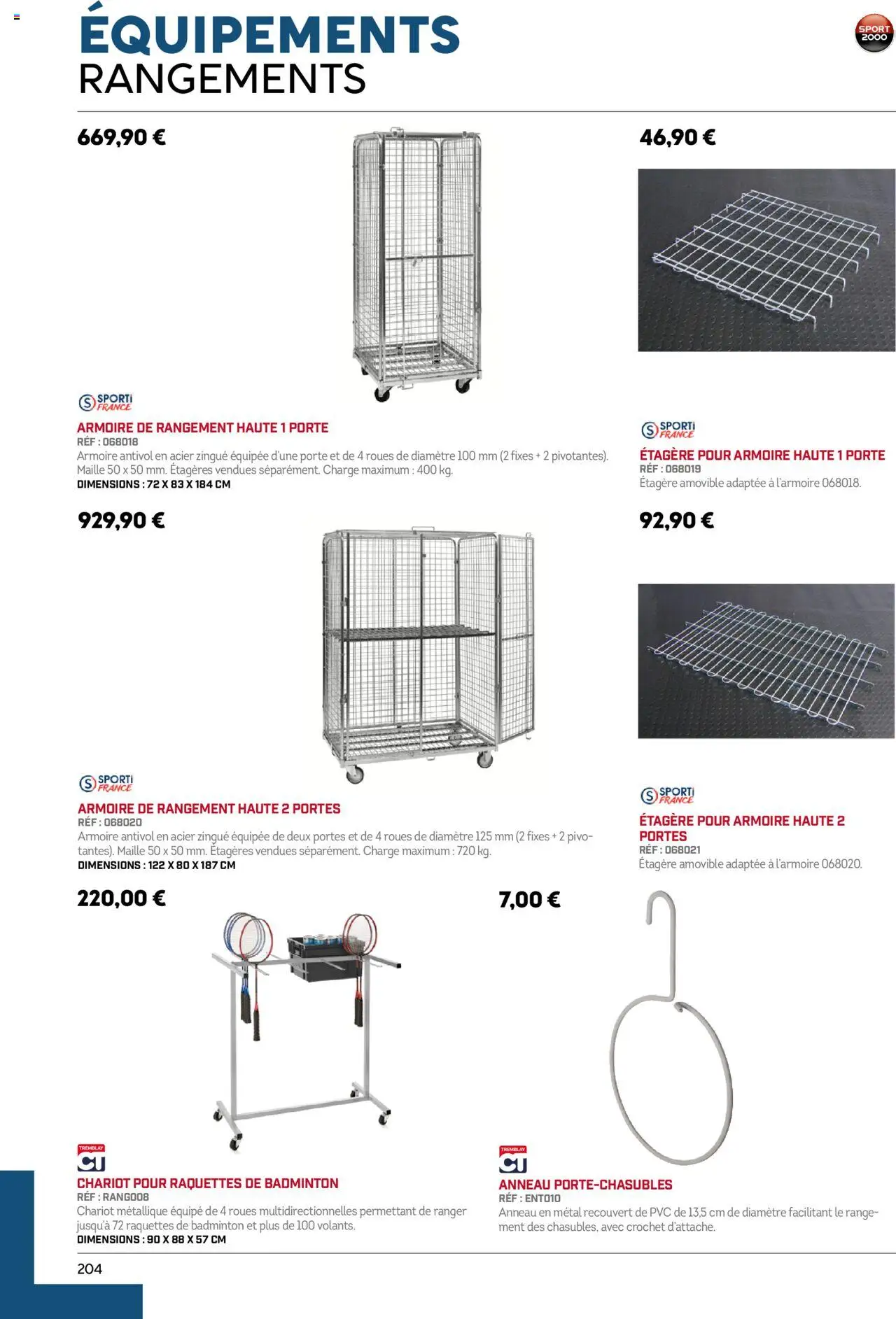  | Page: 204 | Produits: Porte, Armoire, Étagère, Portes