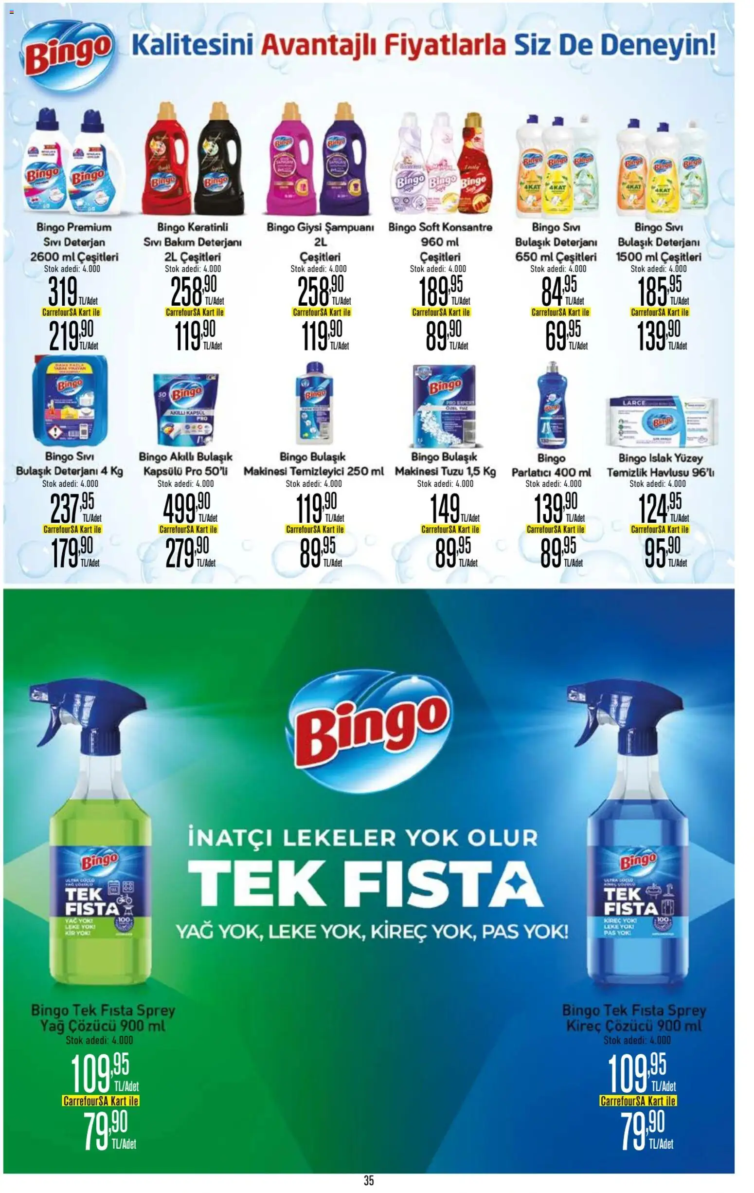 CarrefourSA Katalog - 09.04.2026 tarihinden itibaren geçerlidir | Sayfa: 36 | Ürünler: Bulaşık deterjanı, Parlatıcı, Giysi, Yağ çözücü
