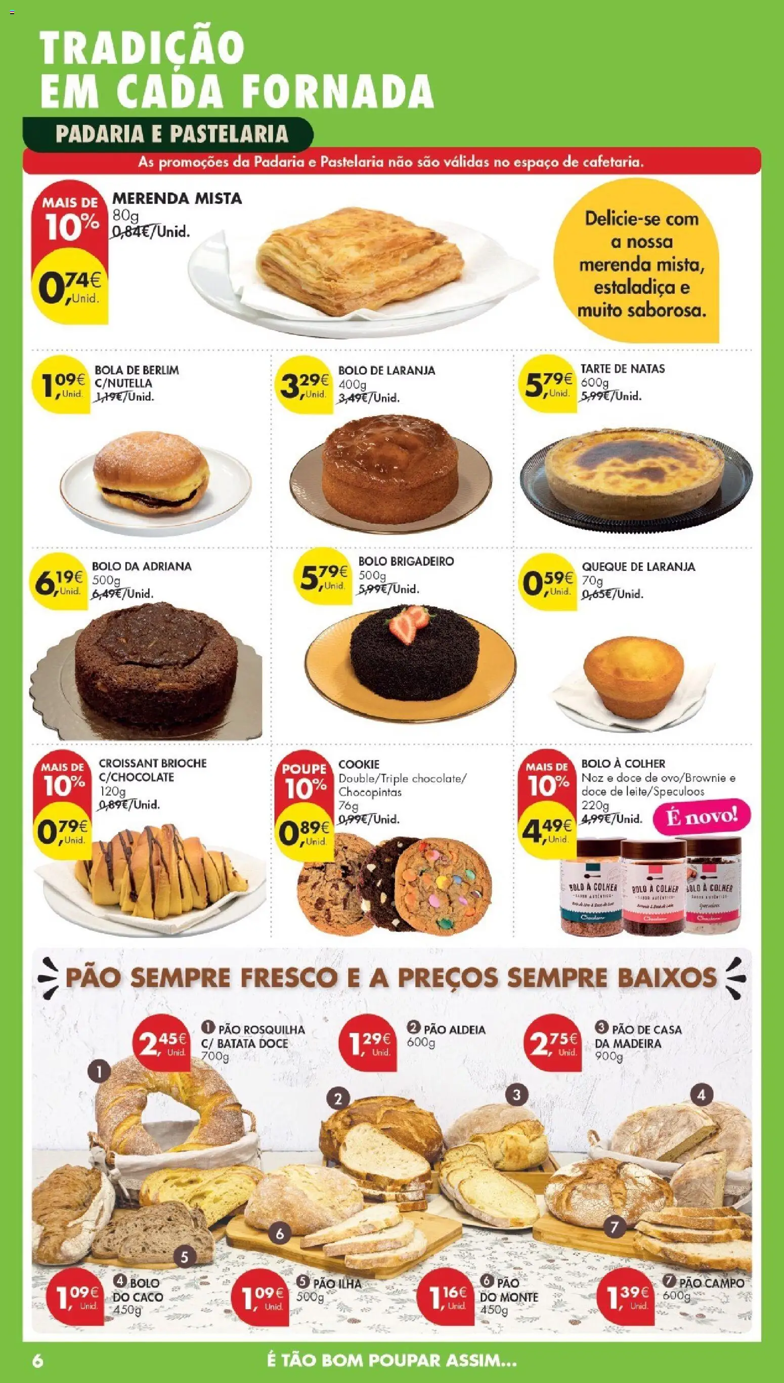 Pingo Doce Poupe Esta Semana Madeira │ válido de 14.04.2026 | Página: 6 | Produtos: Batata, Padaria, Bolo, Tarte
