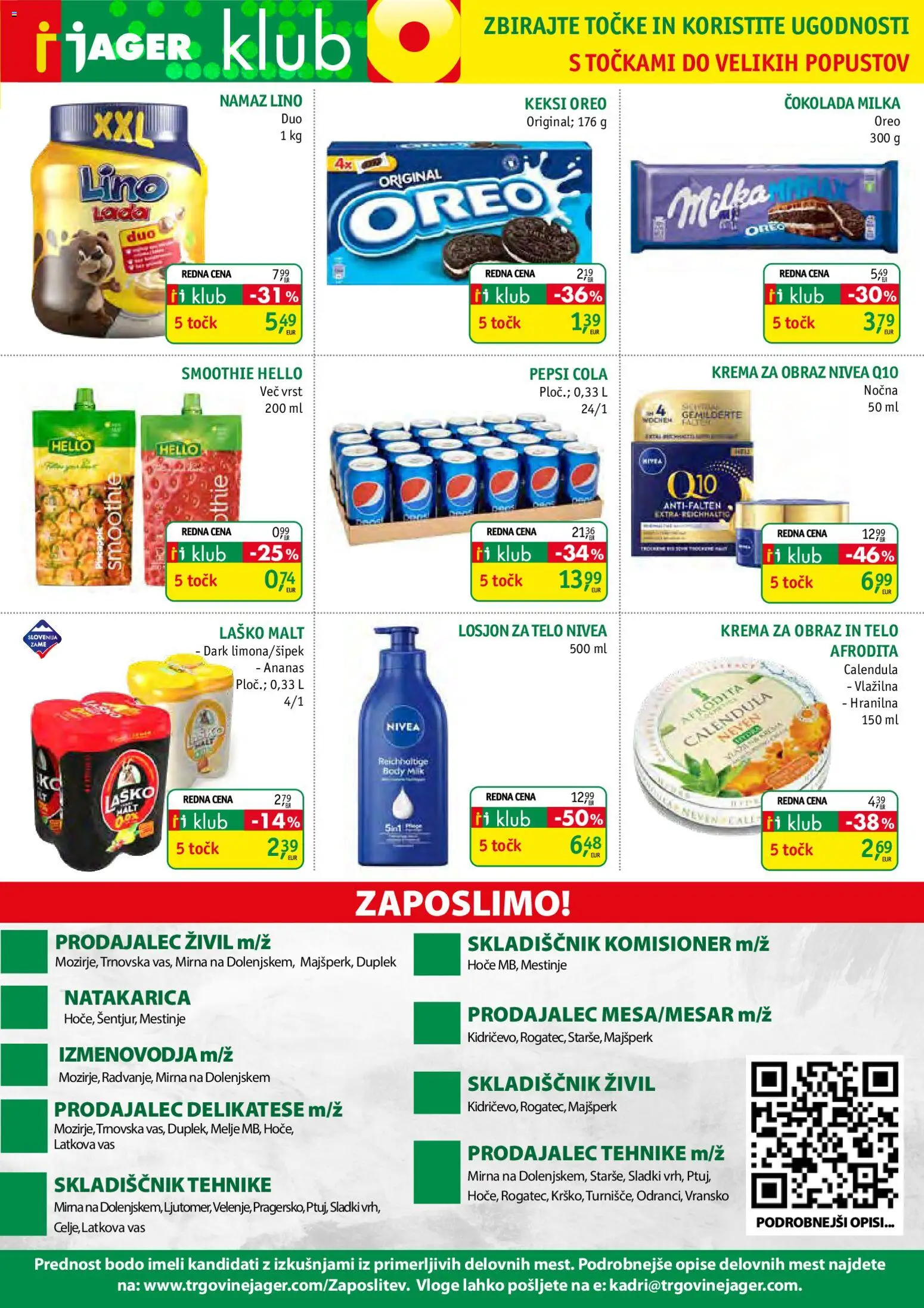 Novi Jager katalog ponudbe – veljaven od 05.11.2025 | Stran: 13 | Izdelki: Keksi, Cokolada, Ananas, Krema za obraz