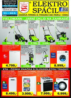 Náhled letáku Elektro Spáčil leták od 11.03.2026