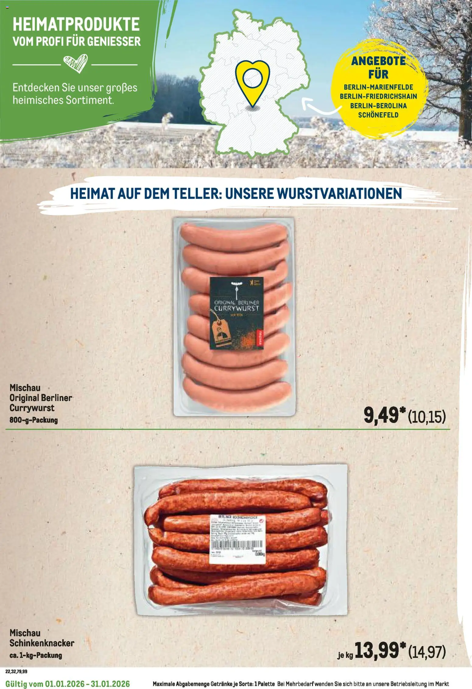 Metro  Regionaler Flyer – gültig ab 01.01.2026 | Seite: 74 | Produkte: Berliner