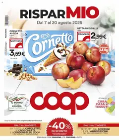 Anteprima del volantino COOP Rovellasca catalogo valido a partire dal 07.08.2025