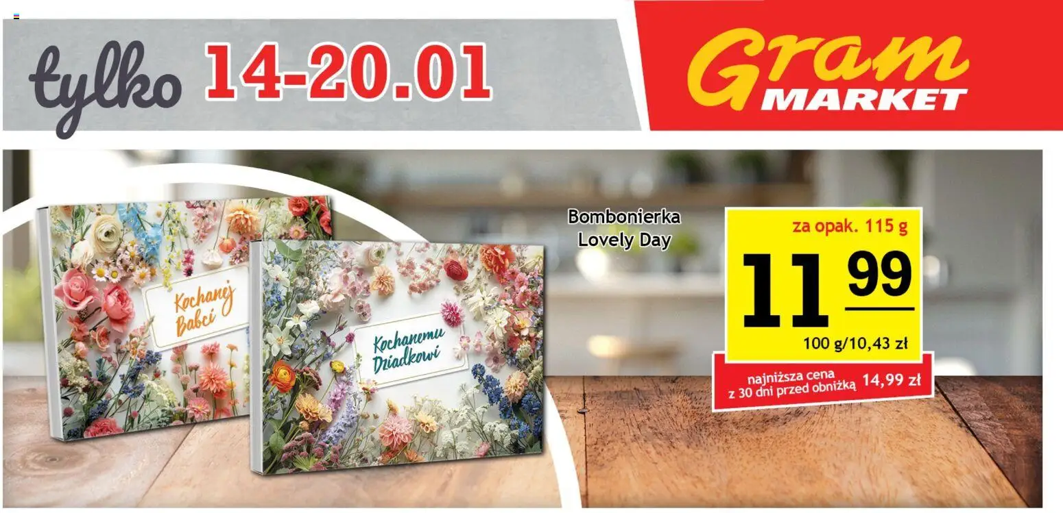 Gram Market Gazetka - Niesłychanie Niskie Ceny od 14.01.2026 | Strona: 2 | Produkty: Bombonierka
