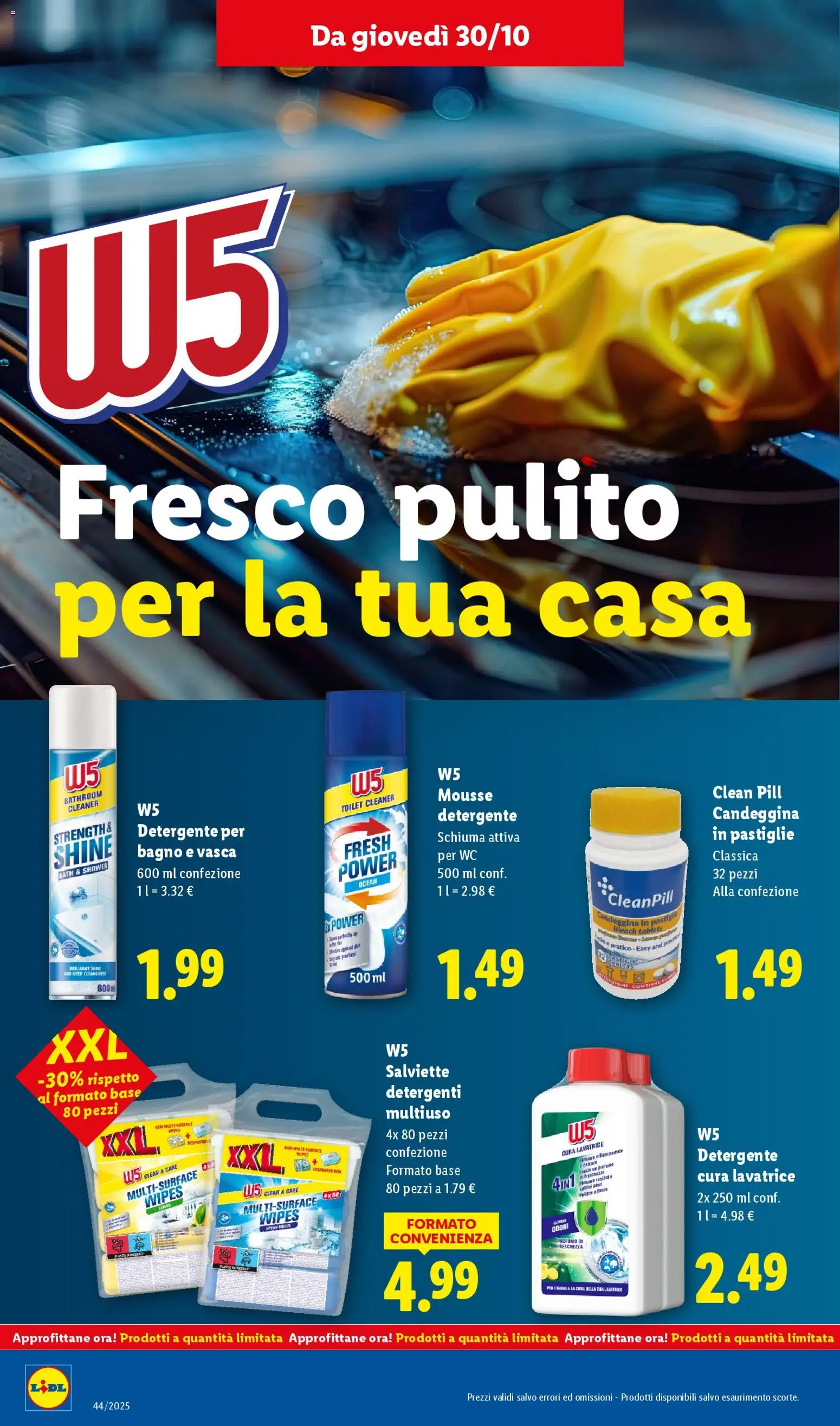 Volantino Lidl del 27.10.2025 | Pagina: 30 | Prodotti: Detergente, WC, Bagno, Profumo