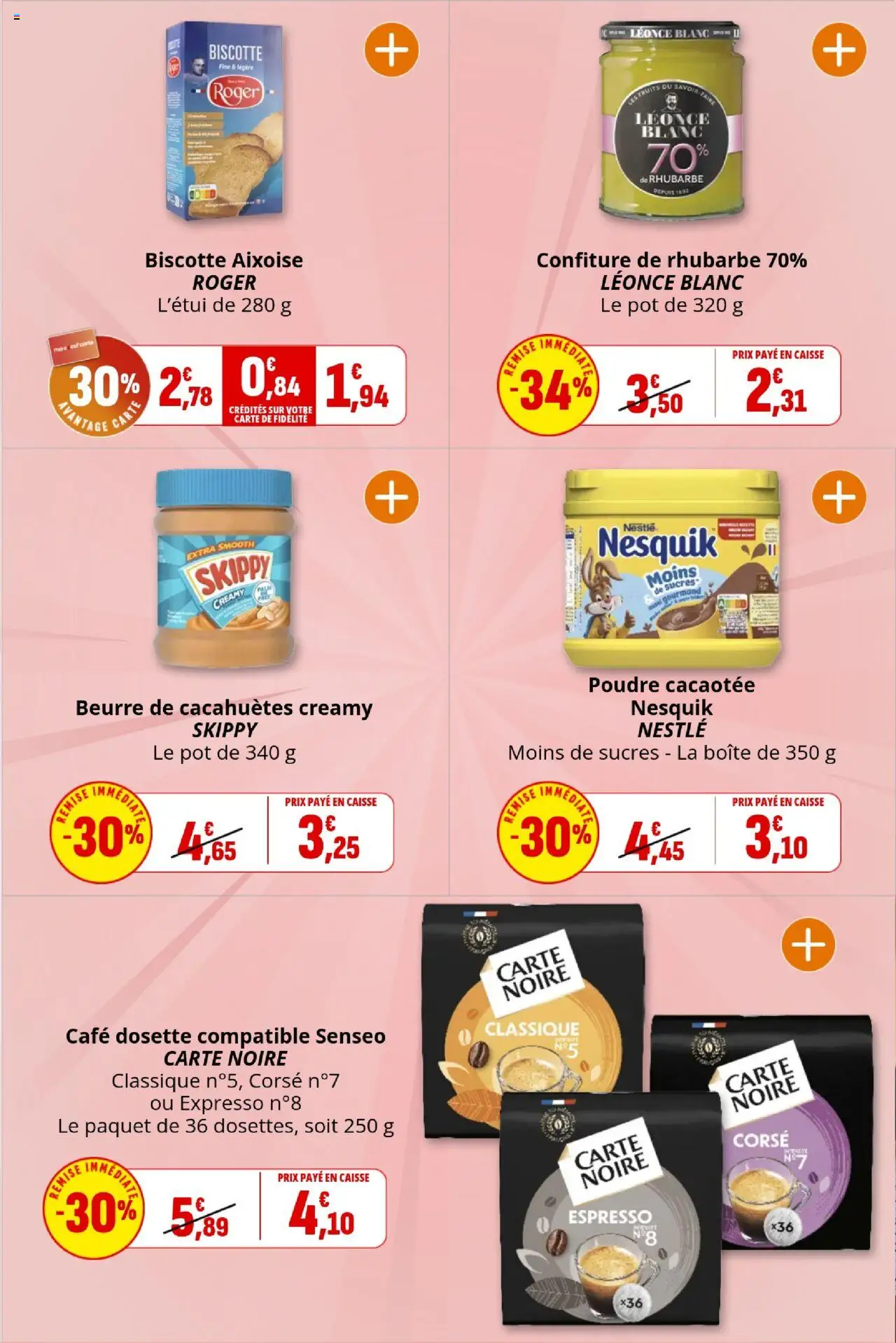 {H1} | Page: 18 | Produits: Senseo, Rhubarbe, Poudre, Beurre de cacahuètes