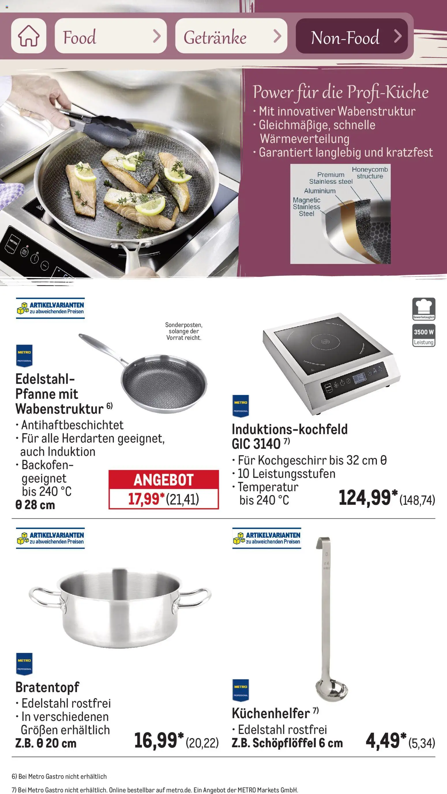 Metro Saisonkatalog Frühlingsgenuss – gültig ab 01.03.2026 | Seite: 31 | Produkte: Backofen