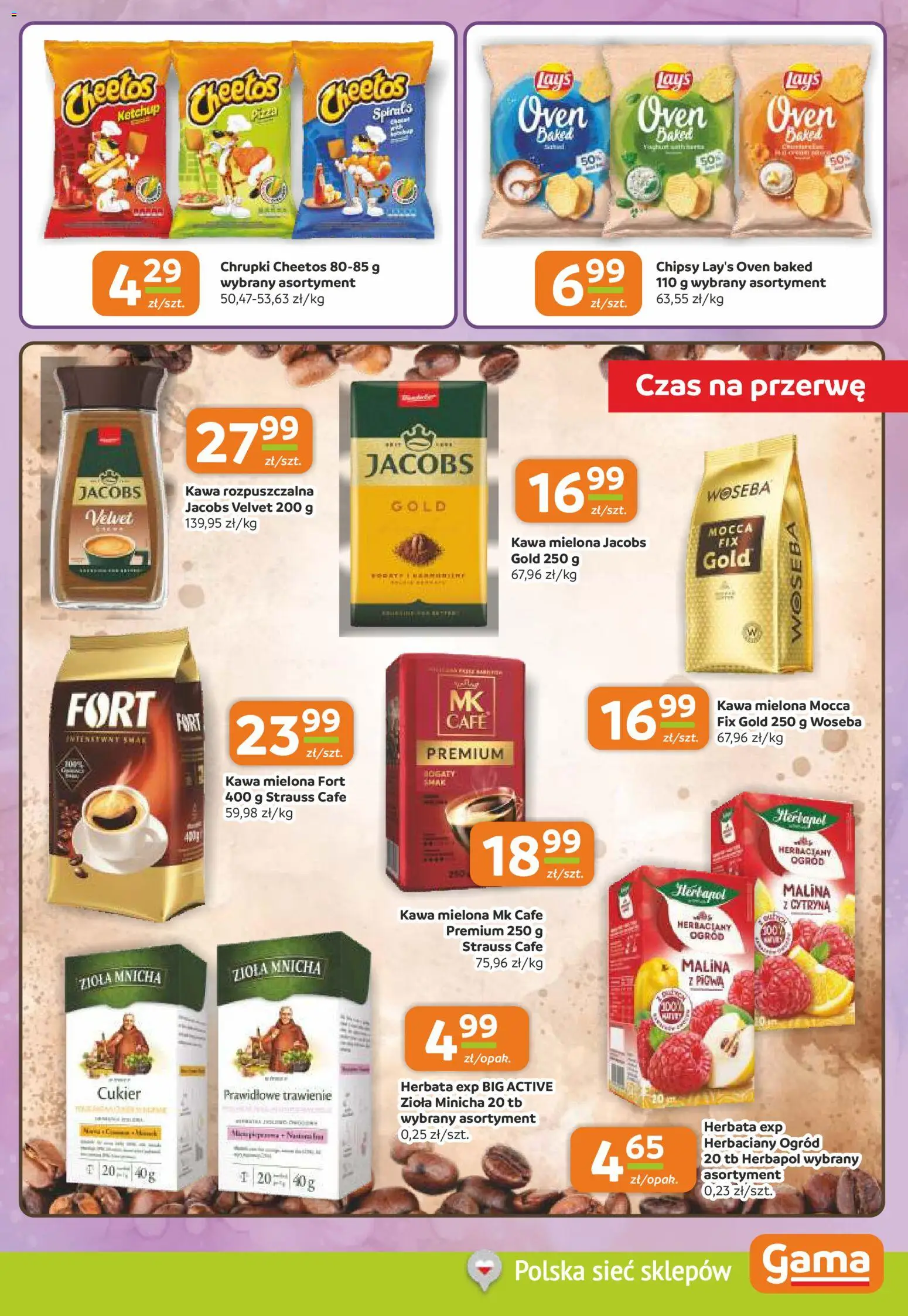 Gama Gazetka od 02.01.2026 | Strona: 5 | Produkty: Cytryna, Malina, Kawa rozpuszczalna, Lays