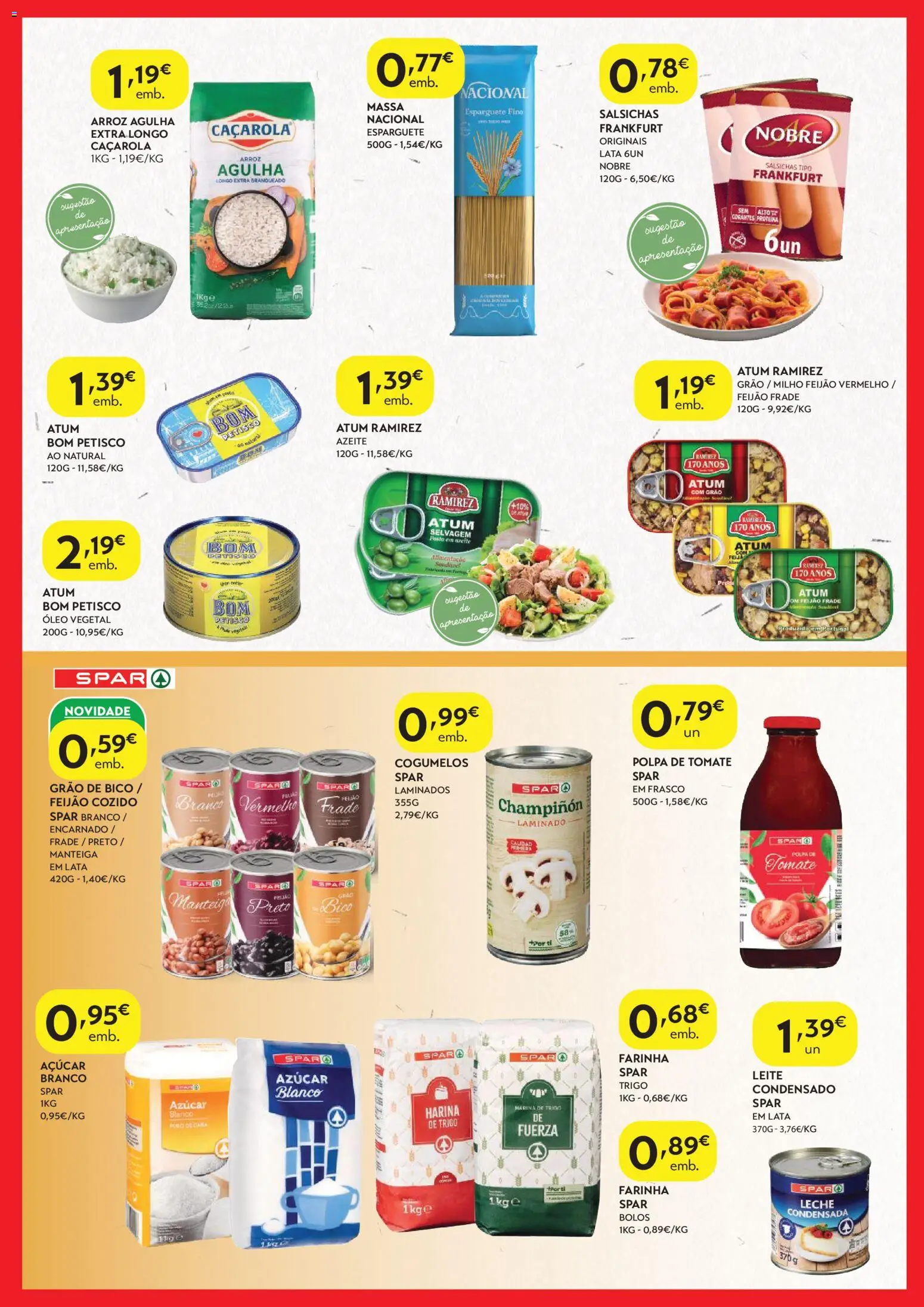 Spar - folheto │ válido de 11.11.2025 | Página: 5 | Produtos: Manteiga, Óleo, Cogumelos, Milho