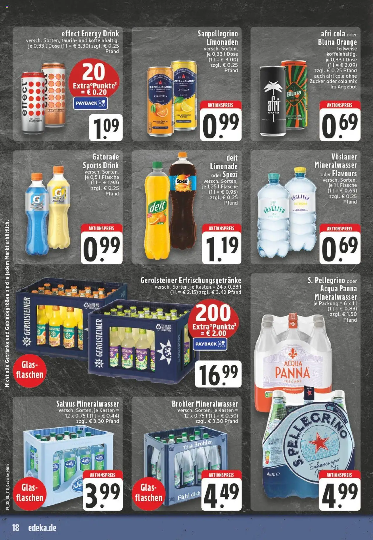 Edeka prospekt Dortmund-Brackel	 – gültig ab 21.09.2025 | Seite: 18 | Produkte: Energy, Mineralwasser, Zucker, Zitrone