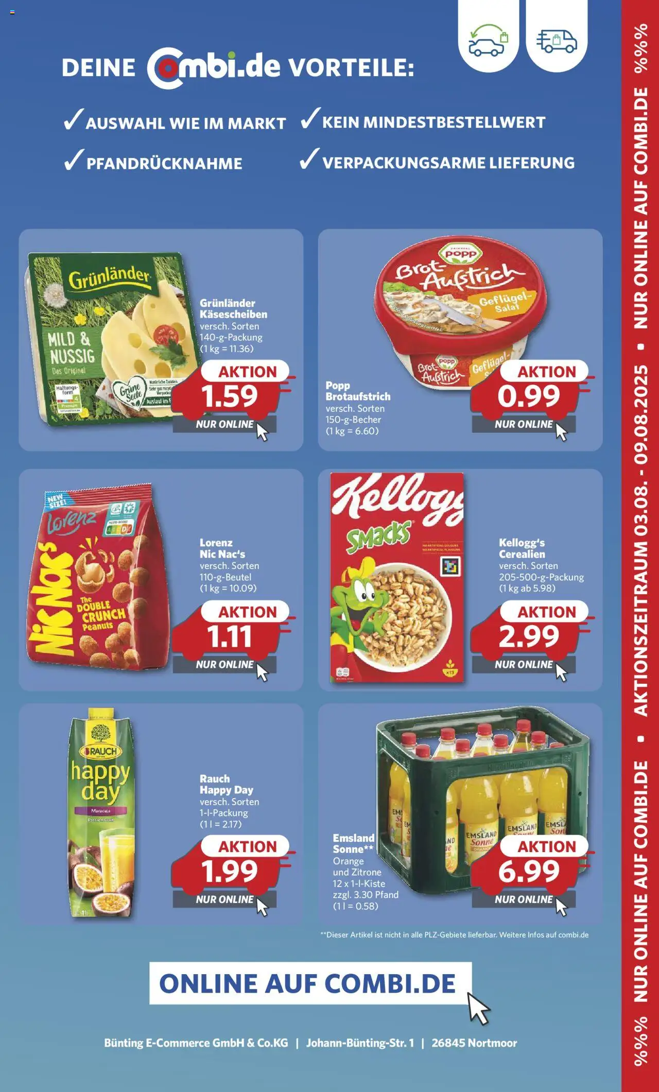Combi Prospekt 	 - gültig ab dem 03.08.2025 | Seite: 21 | Produkte: Grunlander, Zitrone, Brot, Salat
