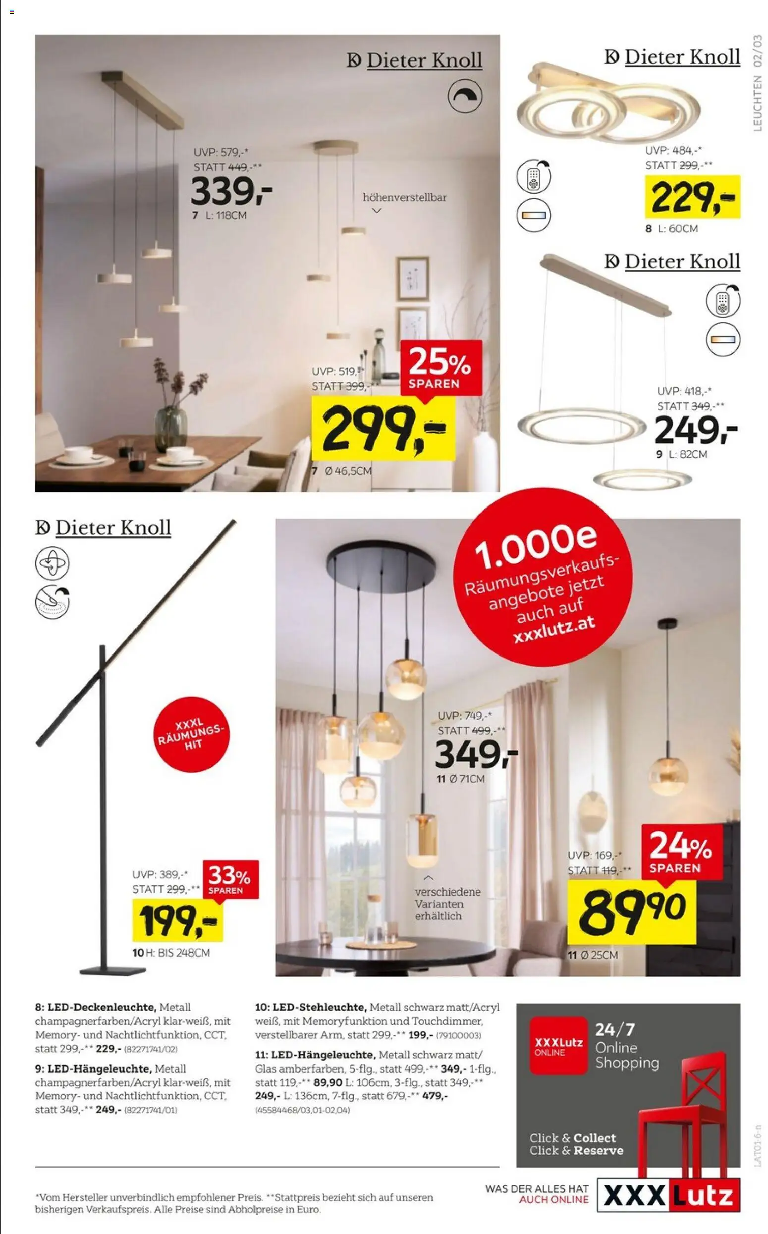 XXXLutz Leuchten gültig ab 22.12.2025 | Seite: 3