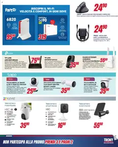Volantino Trony del 03.07.2025 | Pagina: 41 | Prodotti: Range extender, Mouse, Video, Batteria