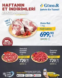 23.10.2025 tarihinden itibaren geçerli olan Gürmar kataloğu önizlemesi