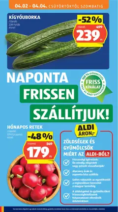 KÍGYÓUBORKA, Kígyóuborka /darab - amely érvényes a következő dátumtól: 02.04.2026 | Oldal: 12