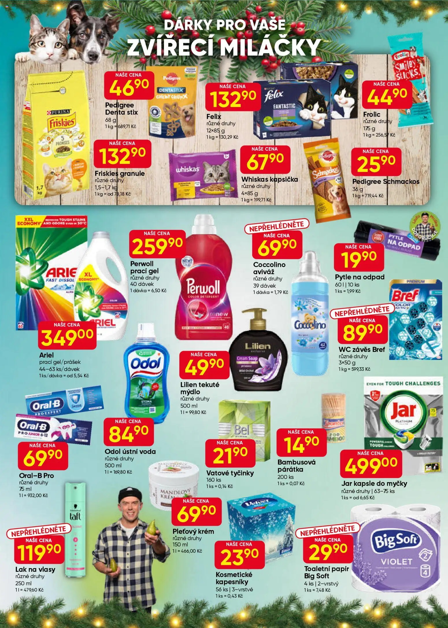 Hruška leták od 17.12.2025 | Strana: 10 | Produkty: Mýdlo, Toaletní papír, Ariel, Wc
