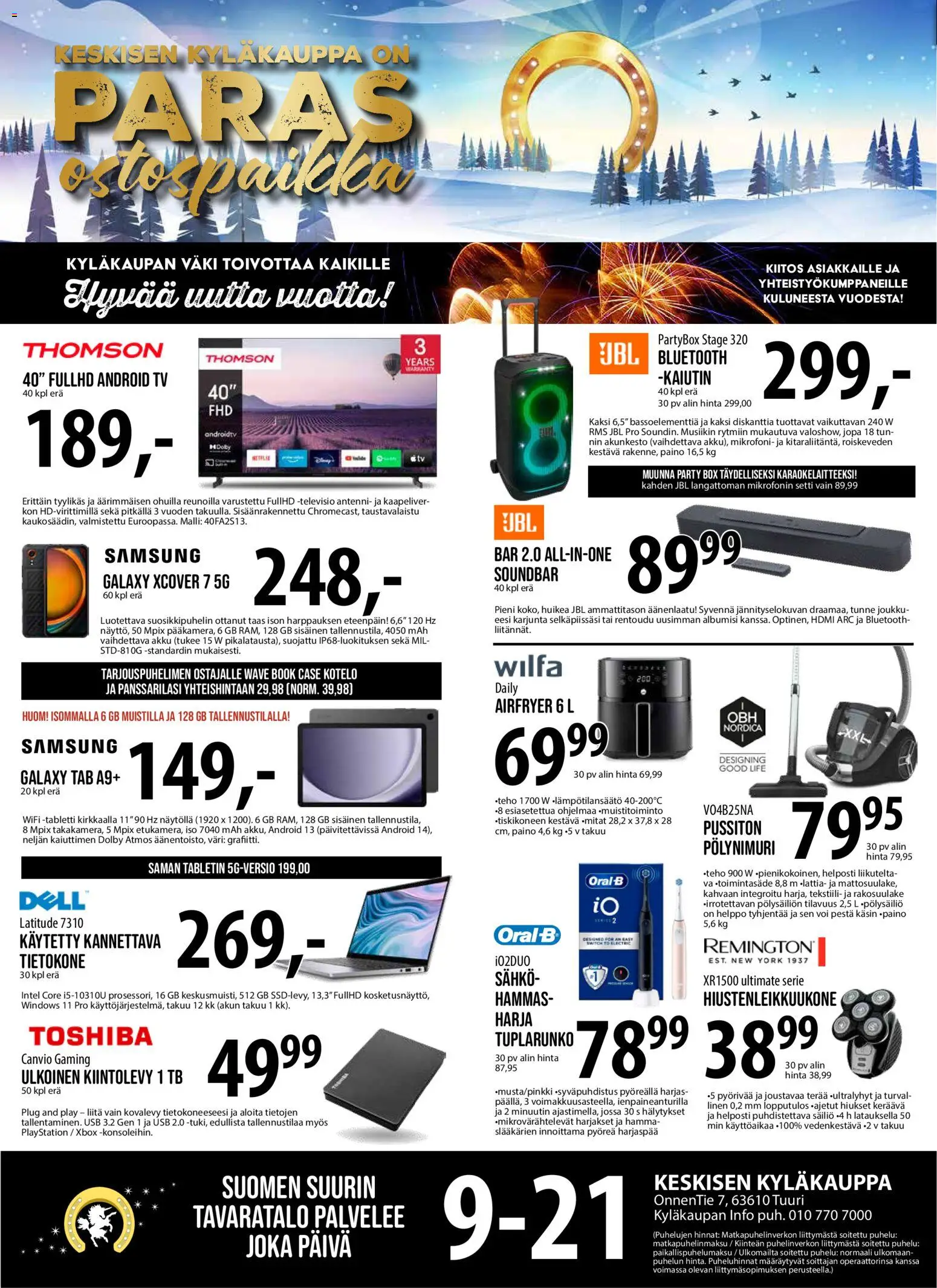 Tuuri tarjoukset – voimassa 31.12.2025 alkaen | Sivu: 1