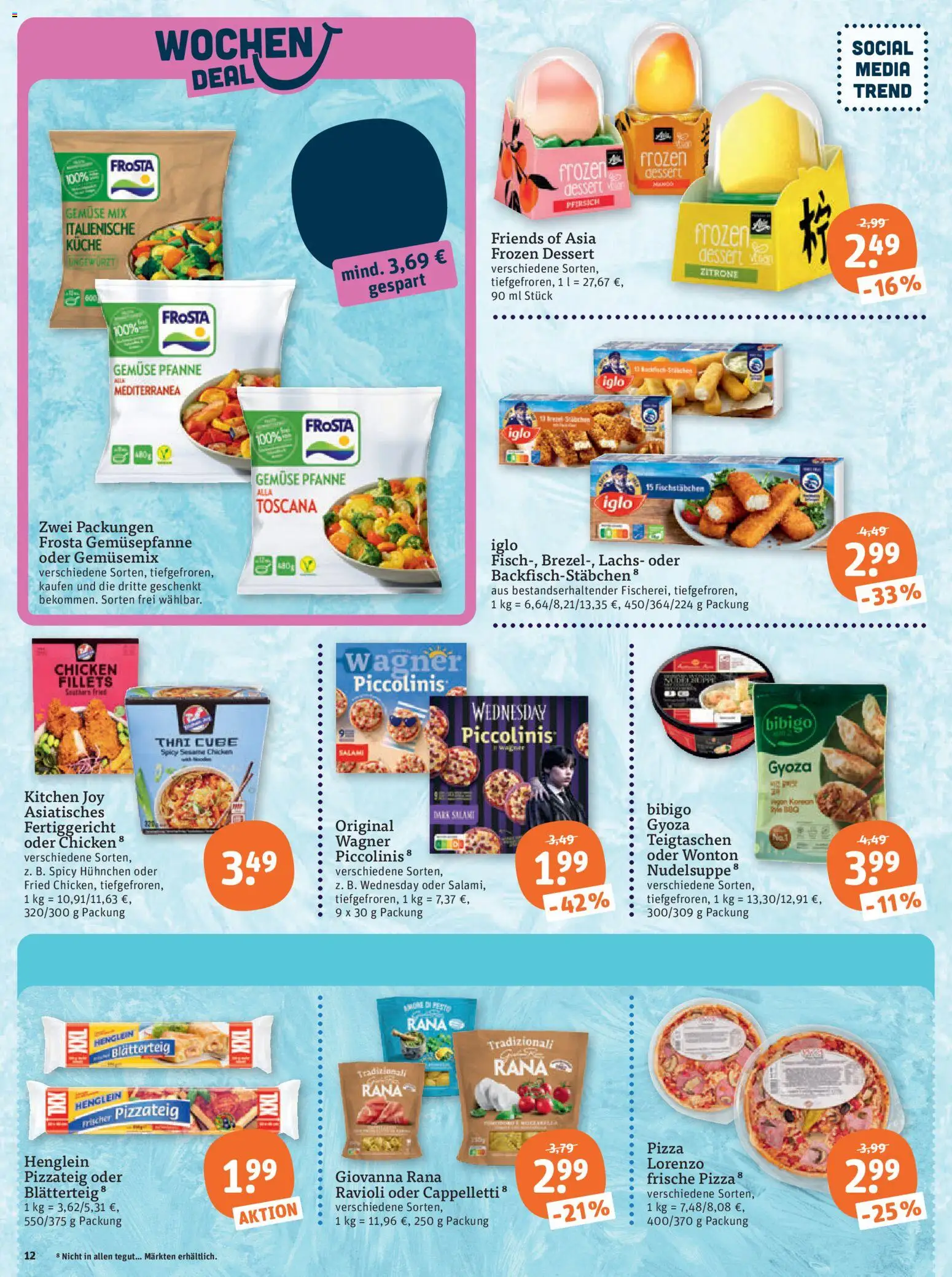 Tegut Prospekt – gültig ab 19.01.2026 | Seite: 14 | Produkte: Küche, Zitrone, Salami, Pizza