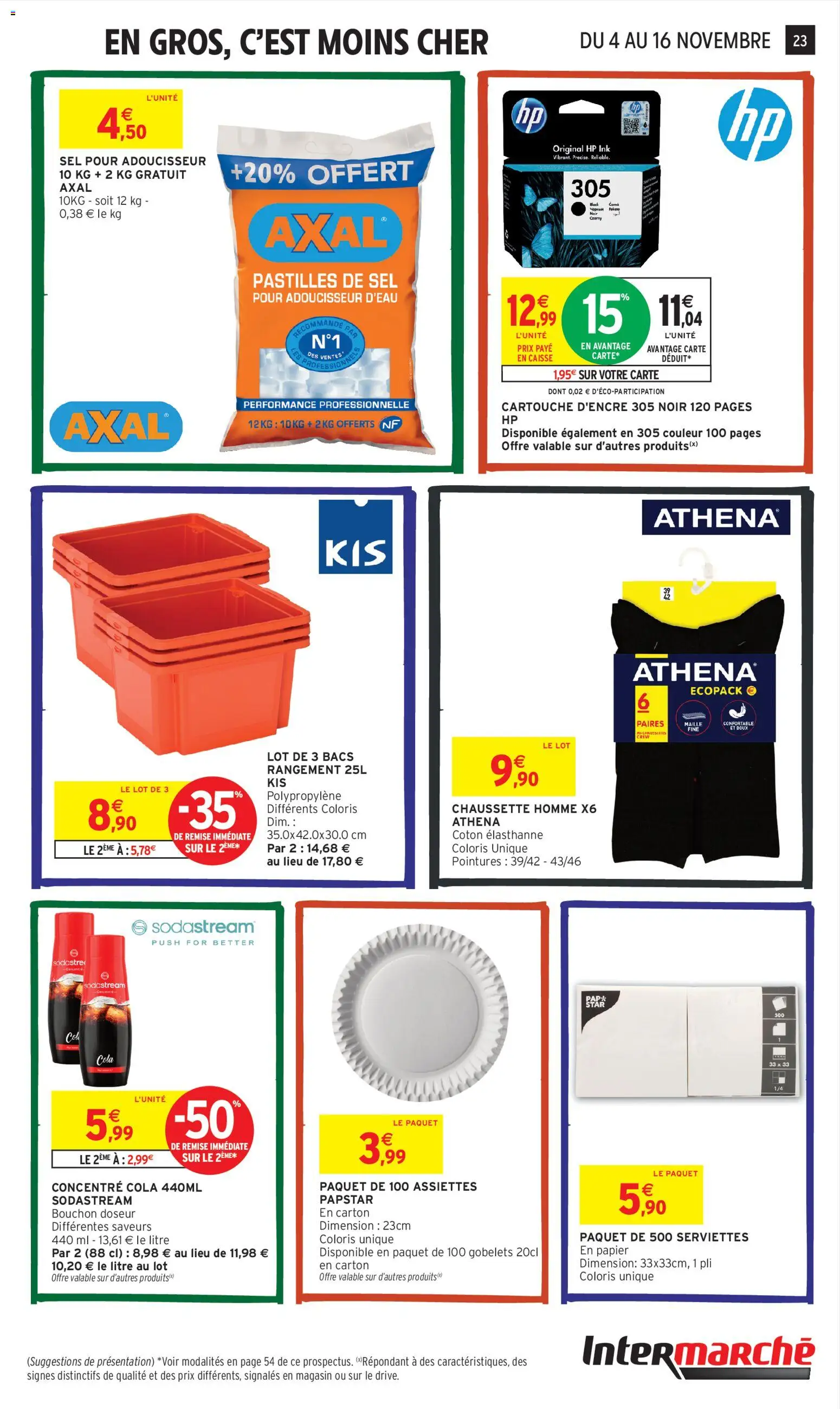 {H1} | Page: 23 | Produits: Coton, Sodastream, Sel, Cartouche