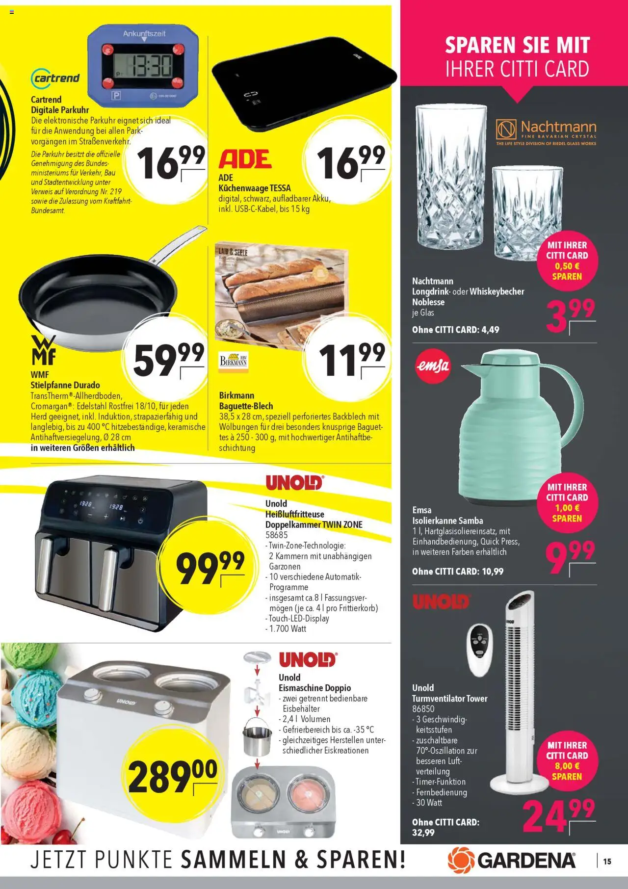 CITTI Markt Prospekt 	 - gültig ab dem 23.07.2025 | Seite: 17 | Produkte: Herd, Turmventilator, Heißluftfritteuse