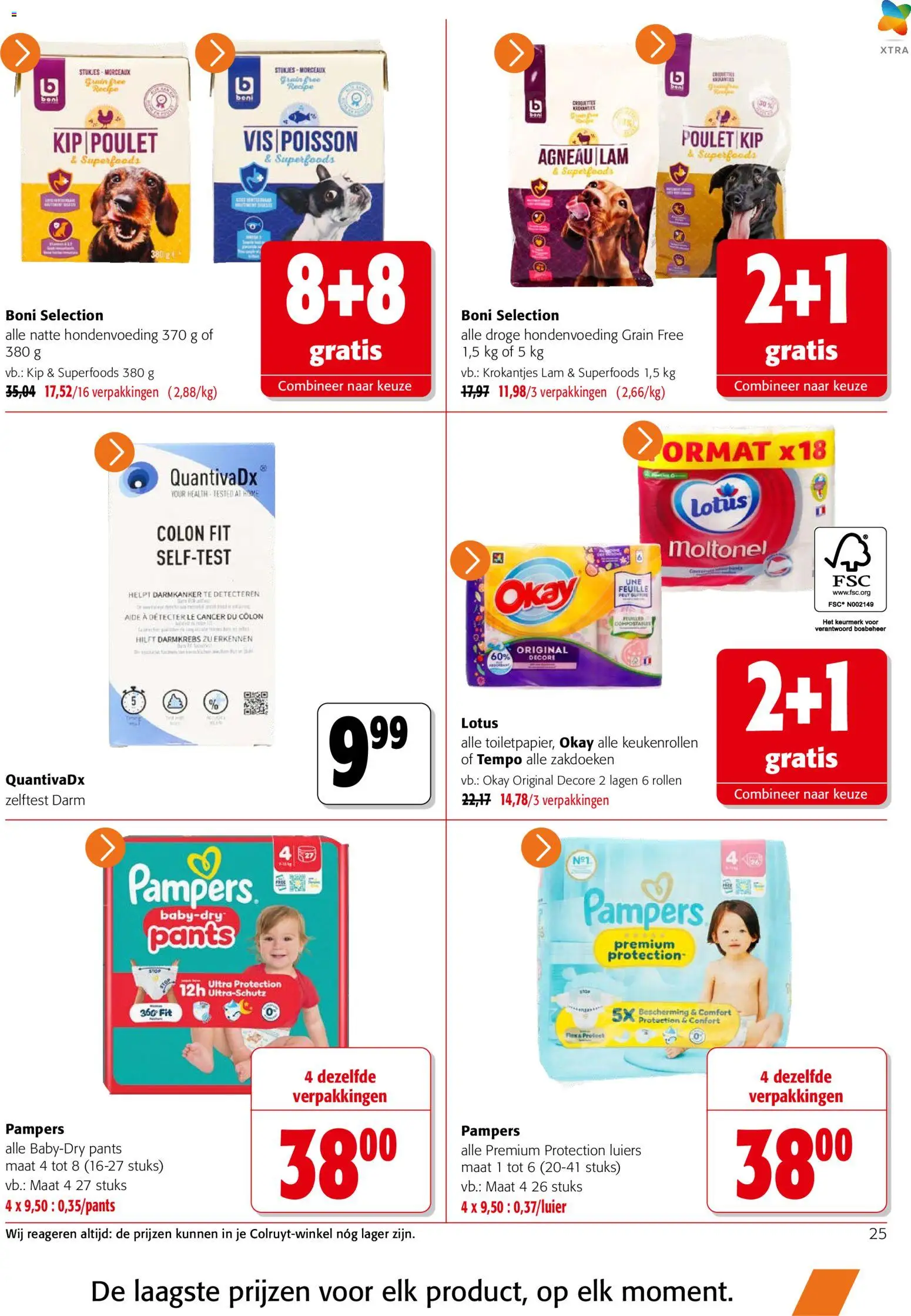 {H1} | Pagina: 25 | Producten: Vis, Pampers, Kip