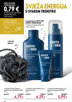 Oriflame - Katalog - Pregled kataloga iz trgovine Oriflame, vrijedi od 01.04.2026 | Stranica: 142 | Proizvodi: Spužva, Piling, Pjena za brijanje