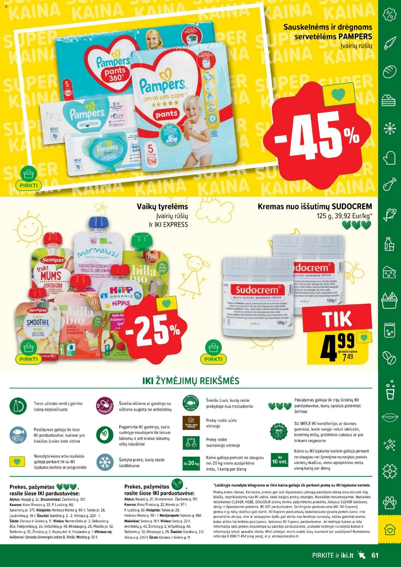 IKI akcijos nuo 12.01.2026 | Puslapis: 61 | Prekių: Kremas, Kiaušiniai, Vištiena