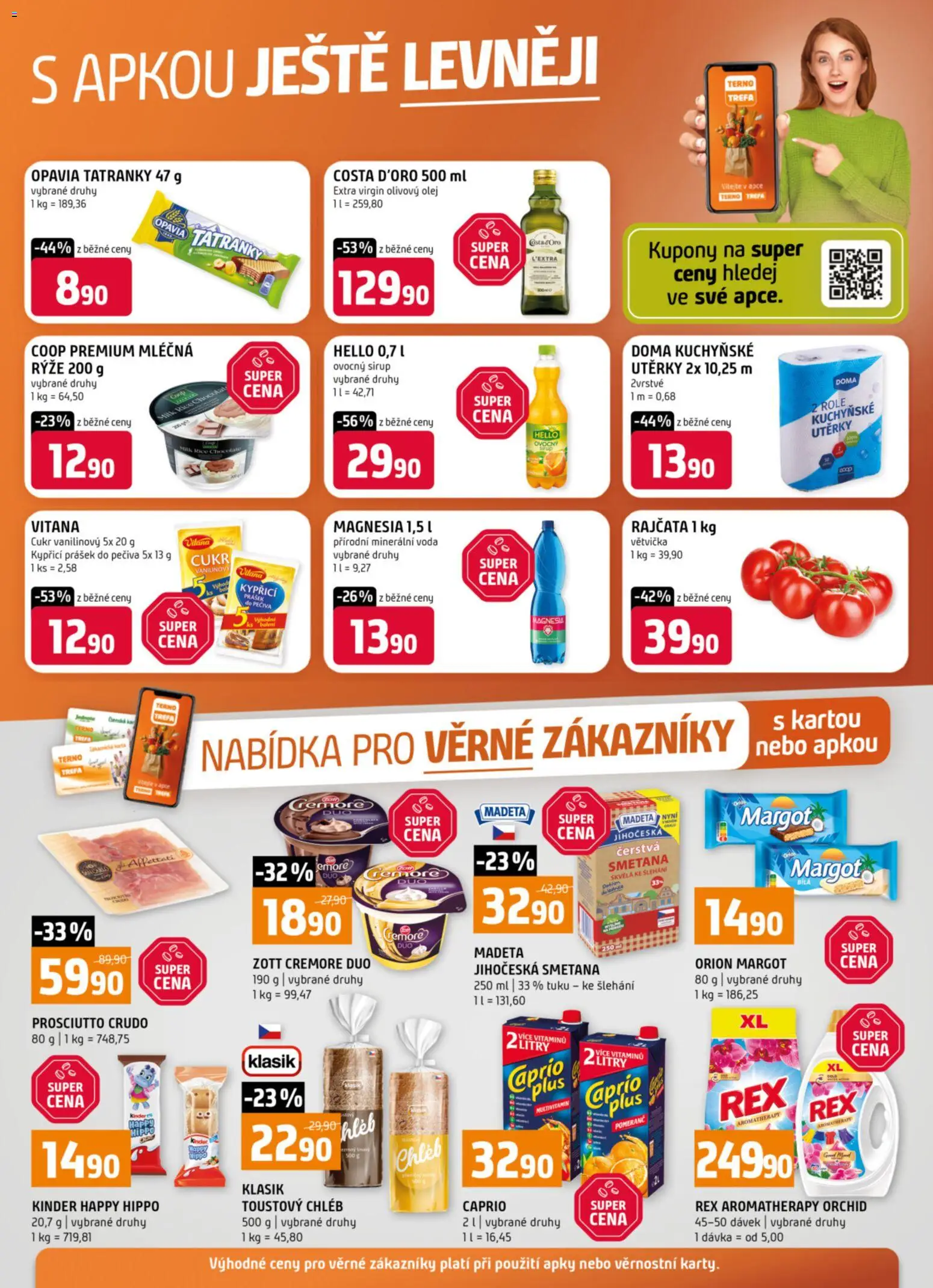 Terno leták od 19.11.2025 | Strana: 24 | Produkty: Utěrky, Ovocný sirup, Kinder, Crudo