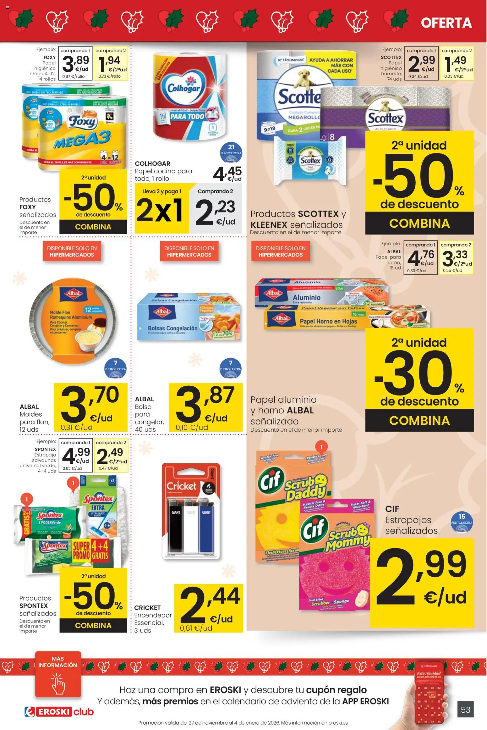 Eroski - Navidad │ válido desde el 18.12.2025 | Página: 53 | Productos: Bolsa, Horno, Cocina
