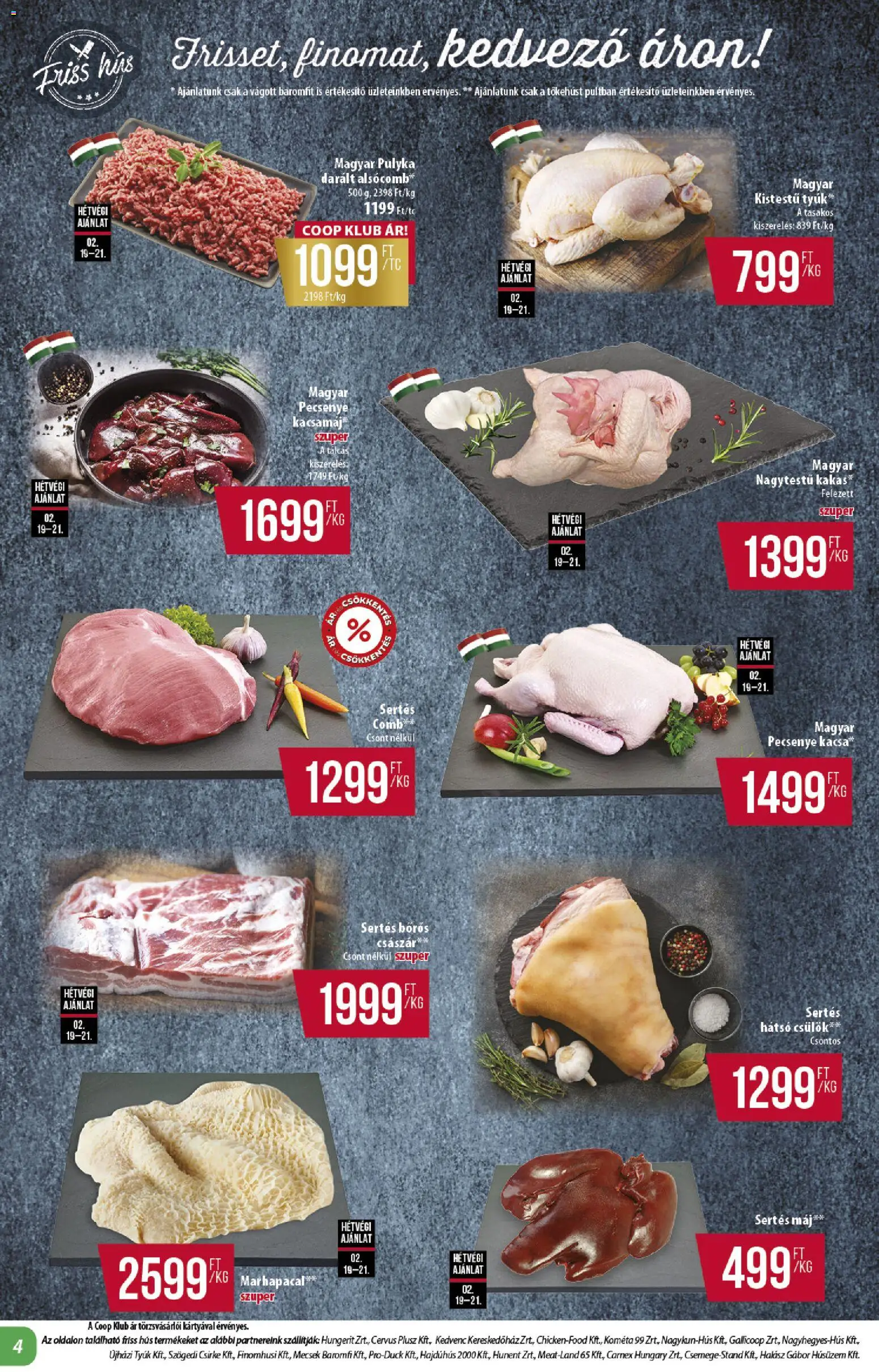 COOP akciós ujság - amely érvényes a következő dátumtól: 19.02.2026 | Oldal: 4