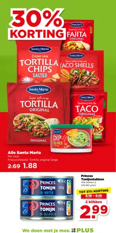 TORTILLA CHIPS SALTED, Crispy corn tortilla chips salted - Voorbeeld van een folder van Plus, geldig van 08.04.2026 | Pagina: 32