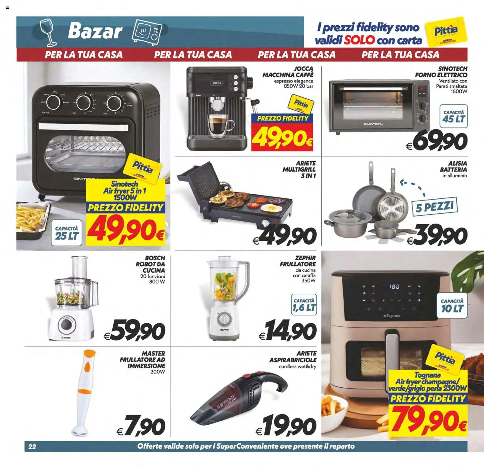 Volantino SuperConveniente del 24.02.2026 | Pagina: 22 | Prodotti: Caraffa, Caffè, Alluminio, Robot