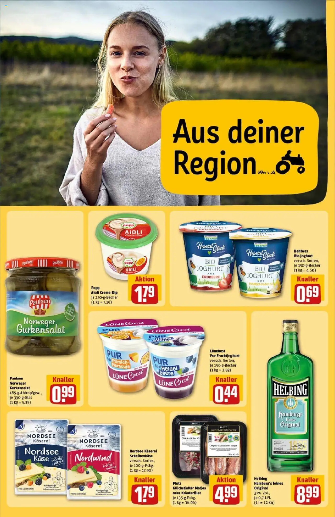 Rewe prospekt Buxtehude	 – gültig ab 01.09.2025 | Seite: 28 | Produkte: Käse, Joghurt, Fruchtjoghurt, Pfirsich
