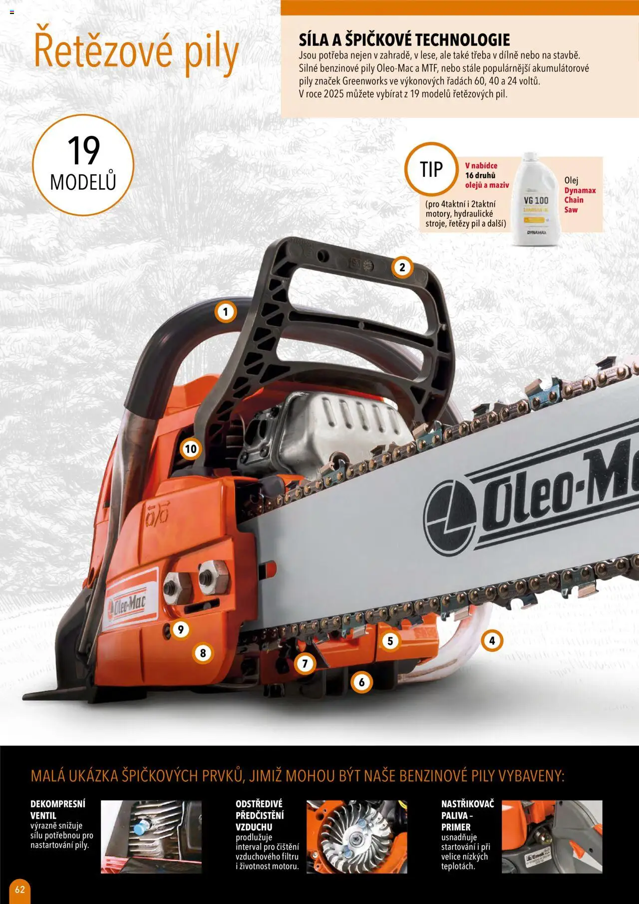 Mountfield katalog 2025 od 16.04.2025 | Strana: 62 | Produkty: Olej