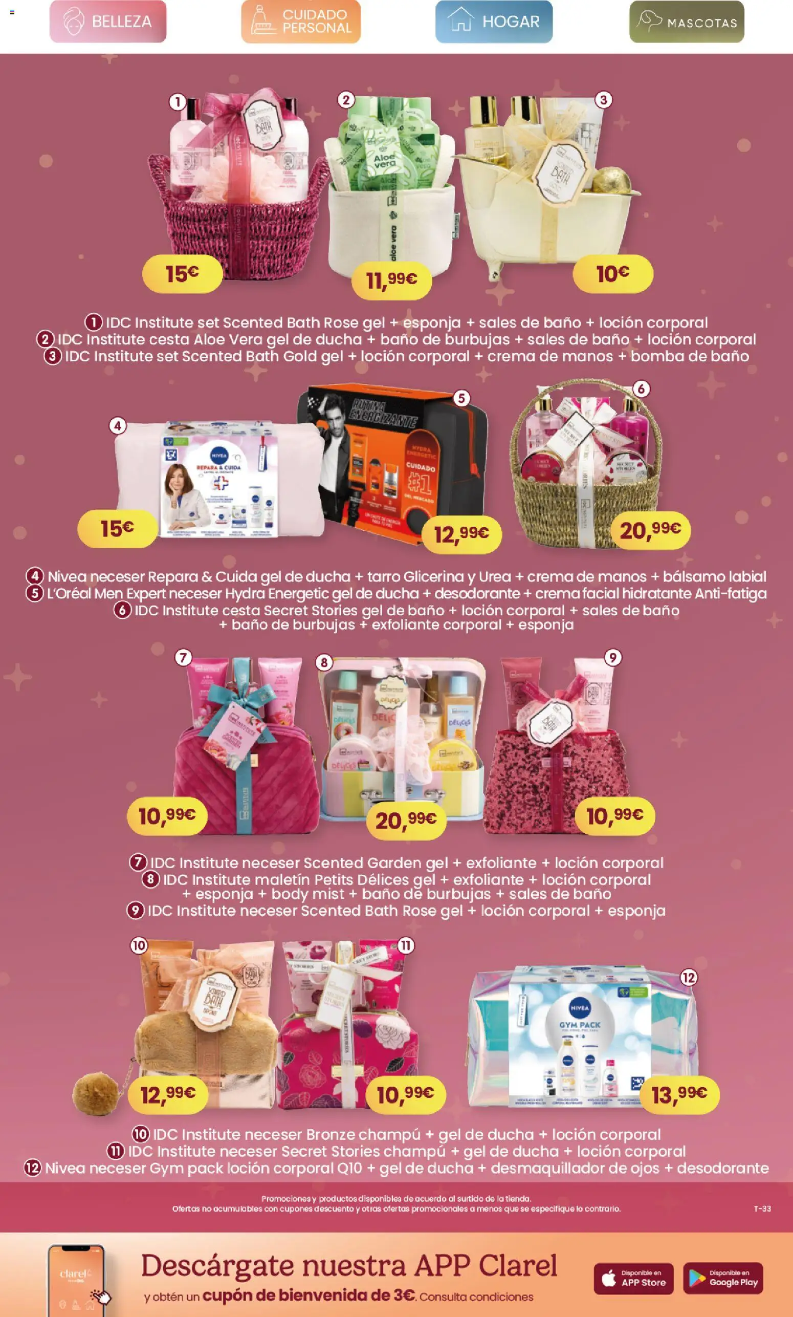 Clarel - folleto │ válido desde el 24.12.2025 | Página: 9 | Productos: Esponja, Crema de manos, Gel de ducha, Bálsamo labial