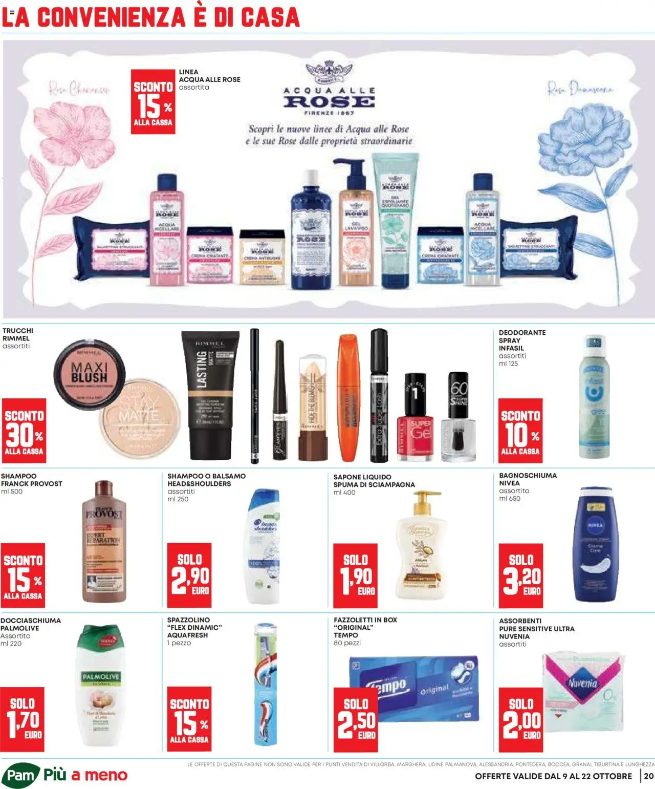 Volantino Panorama del 09.10.2025 | Pagina: 20 | Prodotti: Balsamo, Crema, Spazzolino, Acqua