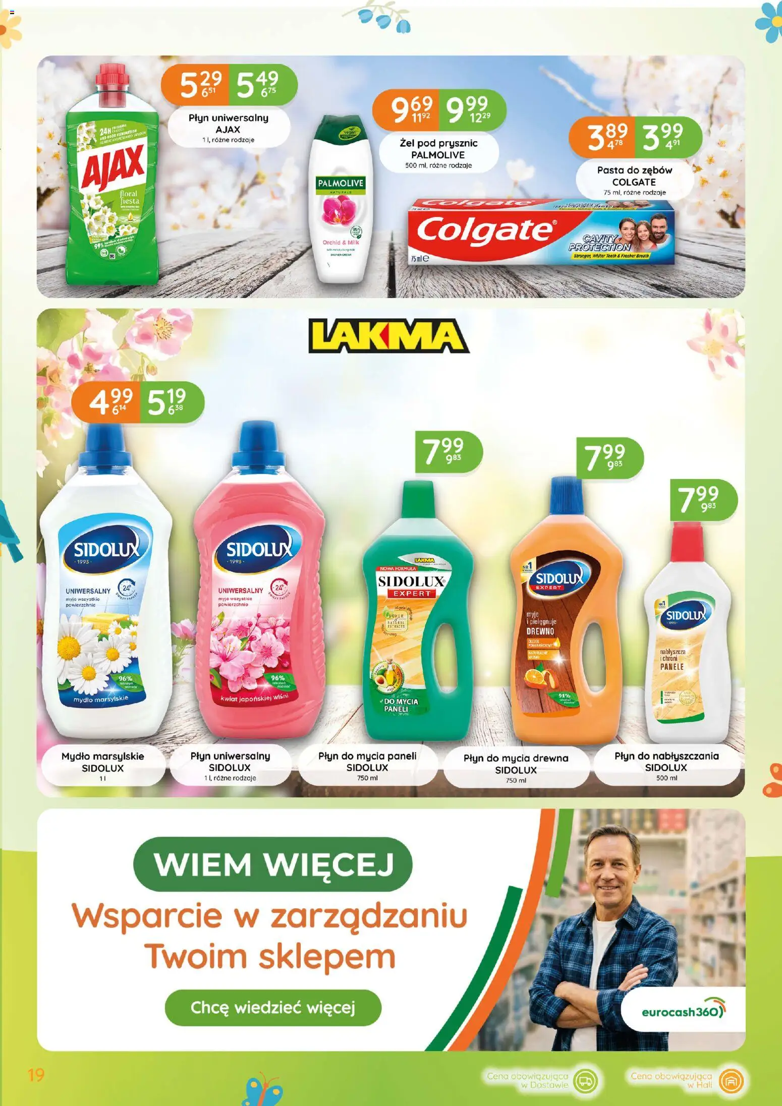 Eurocash gazetka - Katalog Chemiczny od 02.04.2026 | Strona: 19 | Produkty: Prysznic, Mydło, Żel pod prysznic, Pasta do zębów