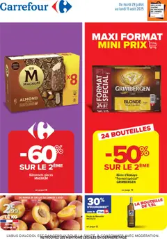 Carrefour - Prévisualisation de Carrefour catalogue maxi format mini prix valide à partir de 29.07.2025