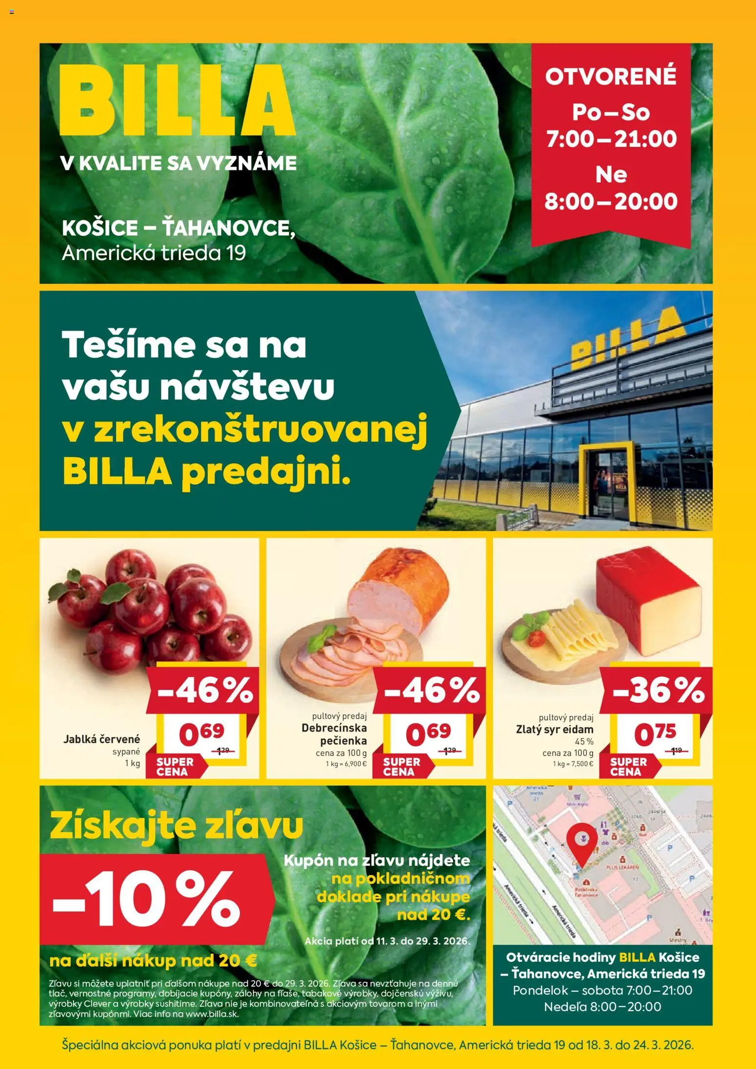 Nové Billa akcie – leták je platný od 18.03.2026 | Strana: 1