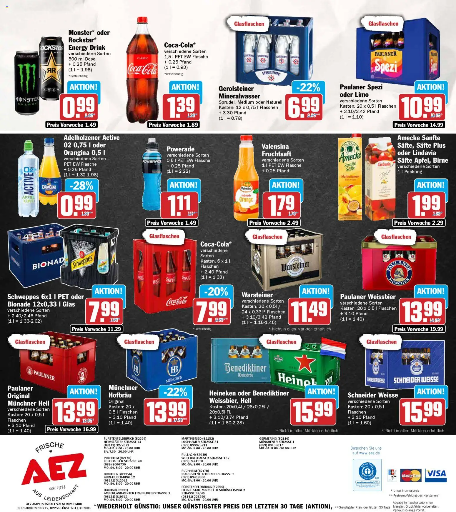 AEZ Prospekt 	 – gültig ab 02.03.2026 | Seite: 16 | Produkte: Energy, Paulaner spezi, Schweppes, Valensina