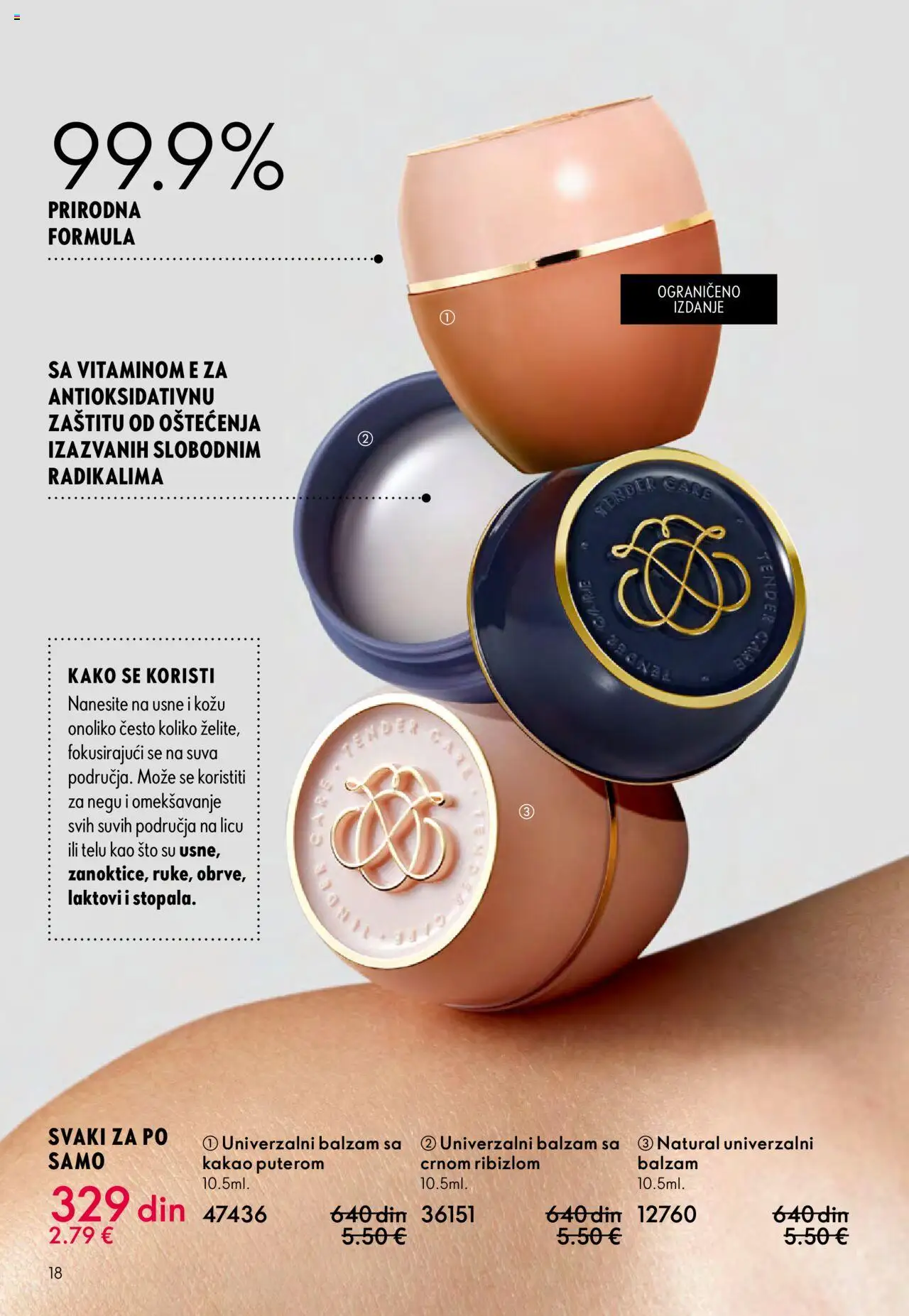 Oriflame katalog - važi od 14.09.2025 | Strana: 18