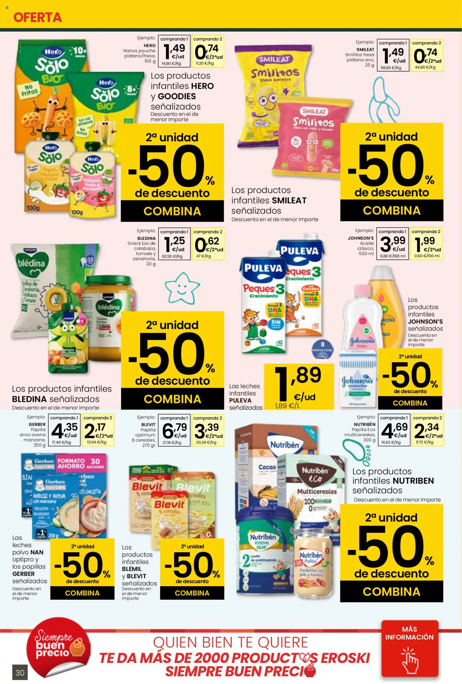 Eroski - Center │ válido desde el 29.01.2026 | Página: 30 | Productos: Leche, Aceite, Arroz, Té