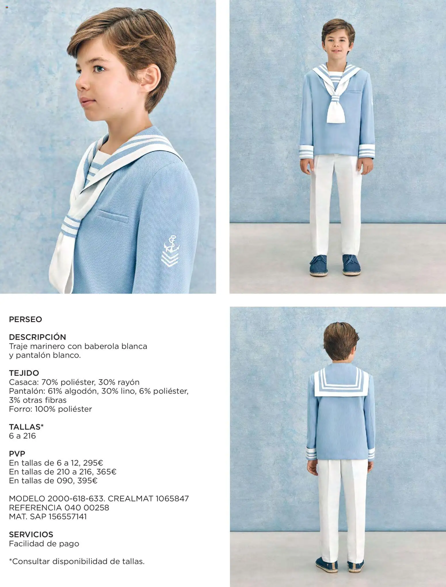 El Corte Inglés Comuniones 2026 │ válido desde el 19.11.2025 | Página: 19 | Productos: Traje