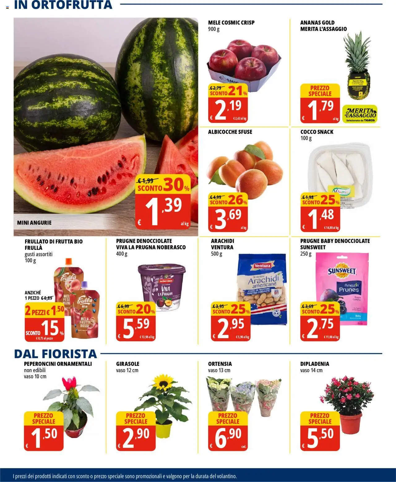 Volantino Tigros del 20.05.2025 | Pagina: 6 | Prodotti: Mele, Ananas, Cocco, Arachidi