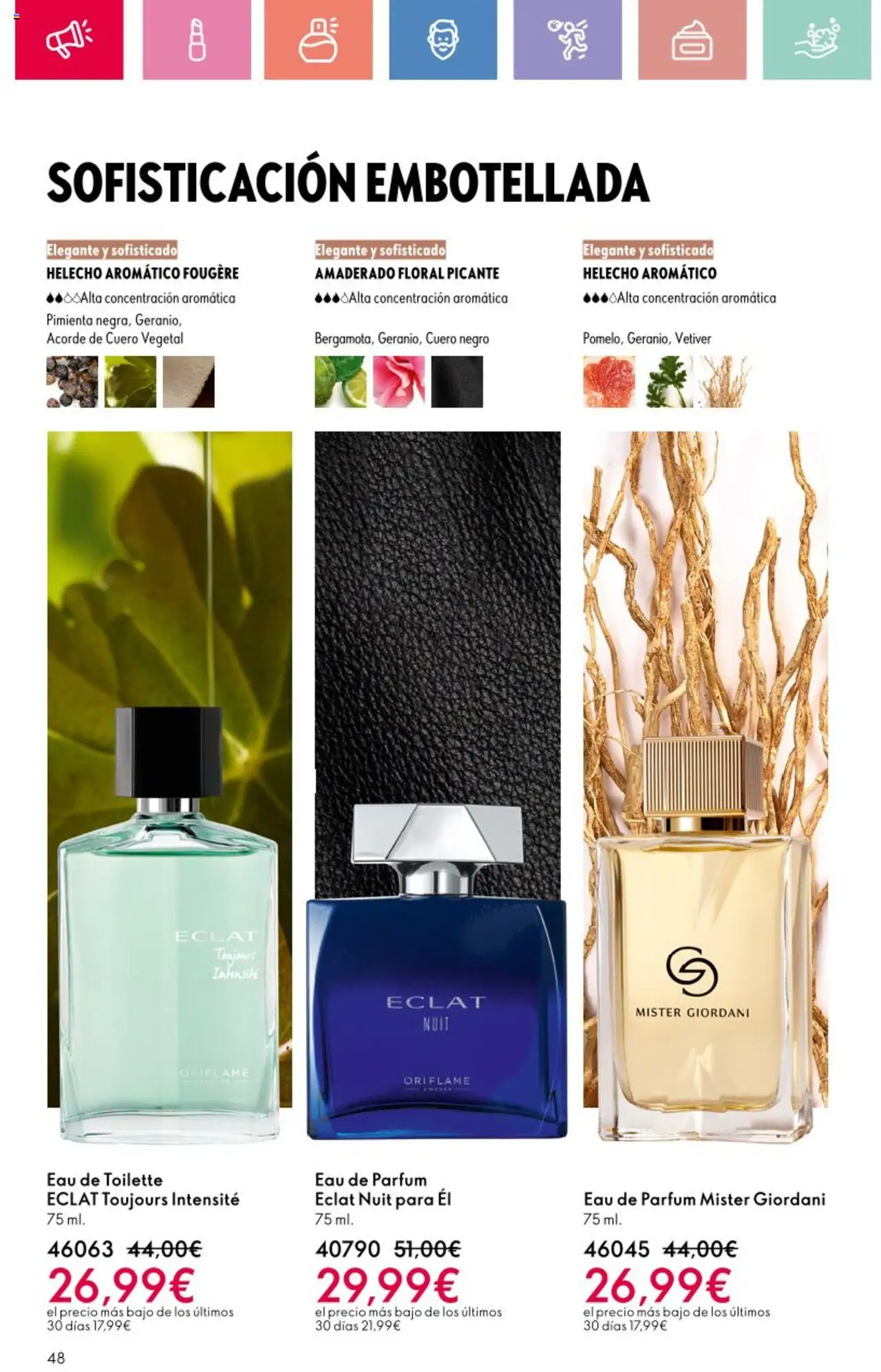 Oriflame - Catálogo Campaña 12 │ válido desde el 24.08.2025 | Página: 48 | Productos: Eau de toilette, Eau de parfum