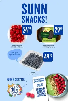 Forhåndsvisning av Rema 1000 kundeavis gyldig fra 05.01.2026 | Side: 5 | Produkter: Snacks, Blåbær, Avokado